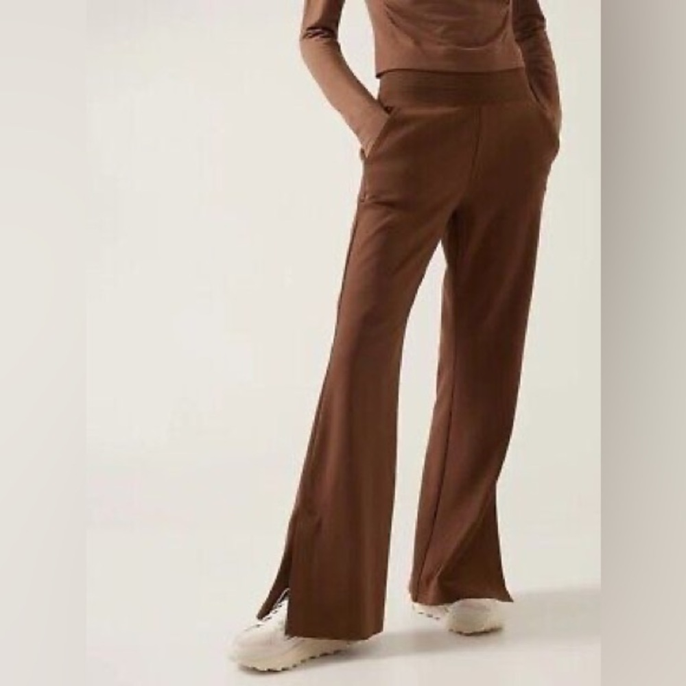 Athleta Venice Flare Pants Brown